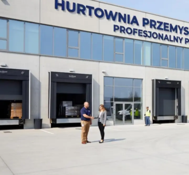 Nowoczesny budynek hurtowni KO-REK