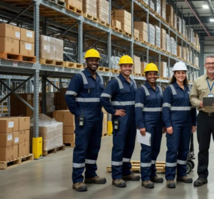 Zespół pracowników hurtowni KO-REK